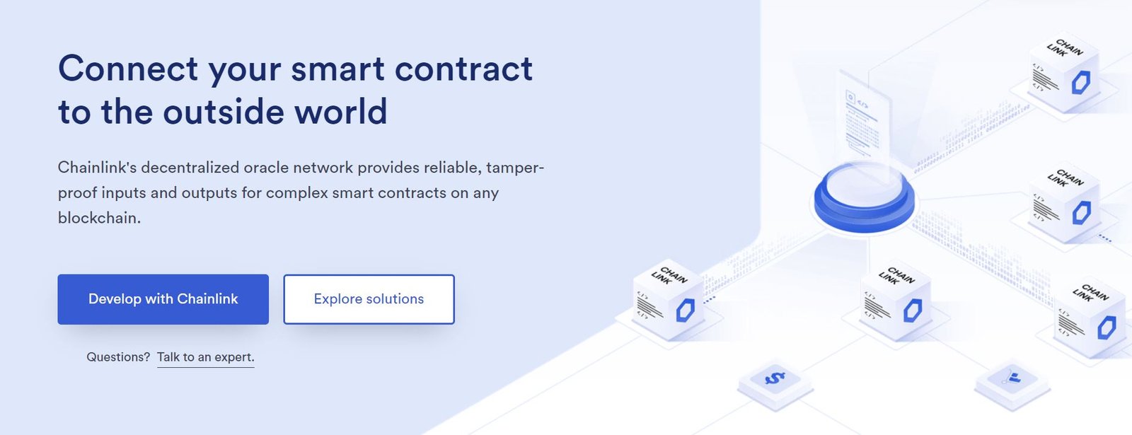 Gambar Chainlink atau LINK