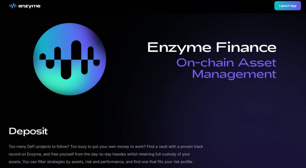 enzyme finance web