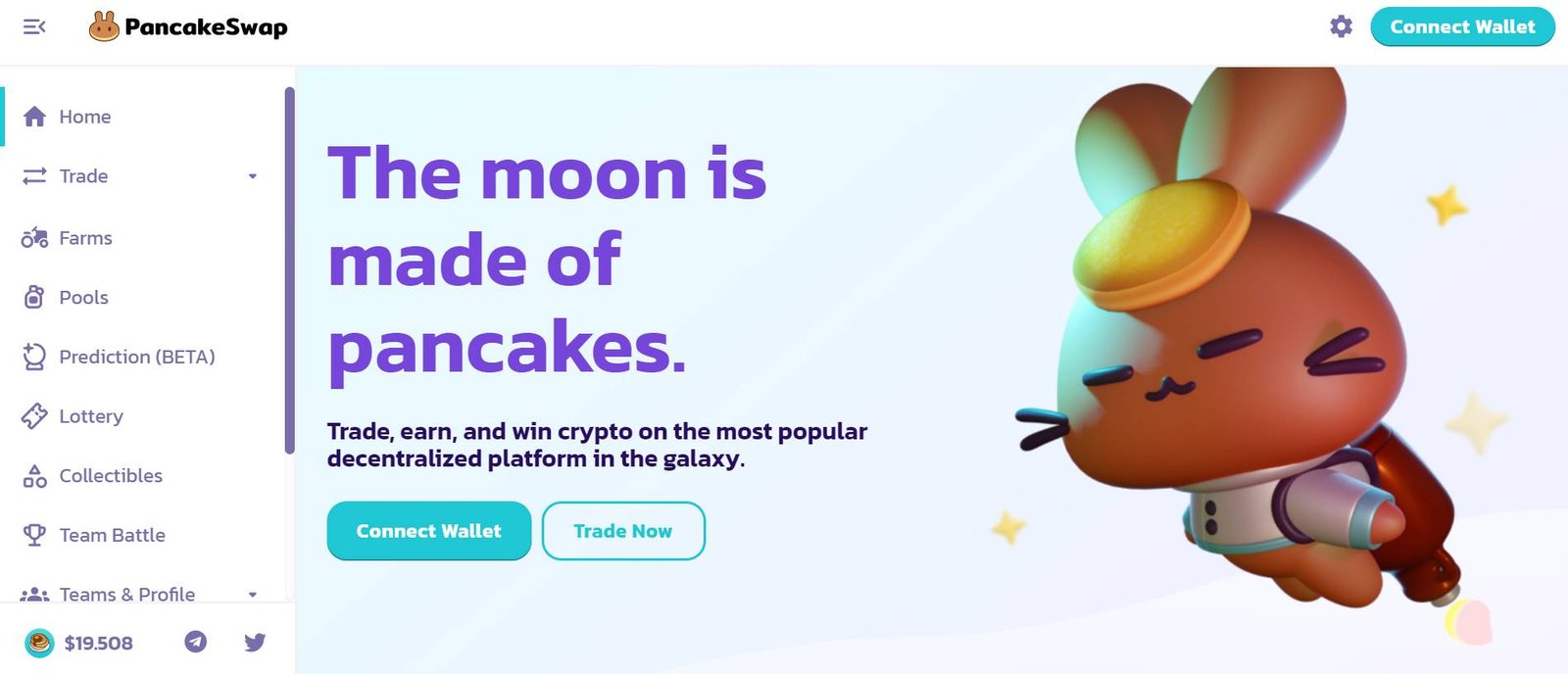 pancakeswap CAKE web
