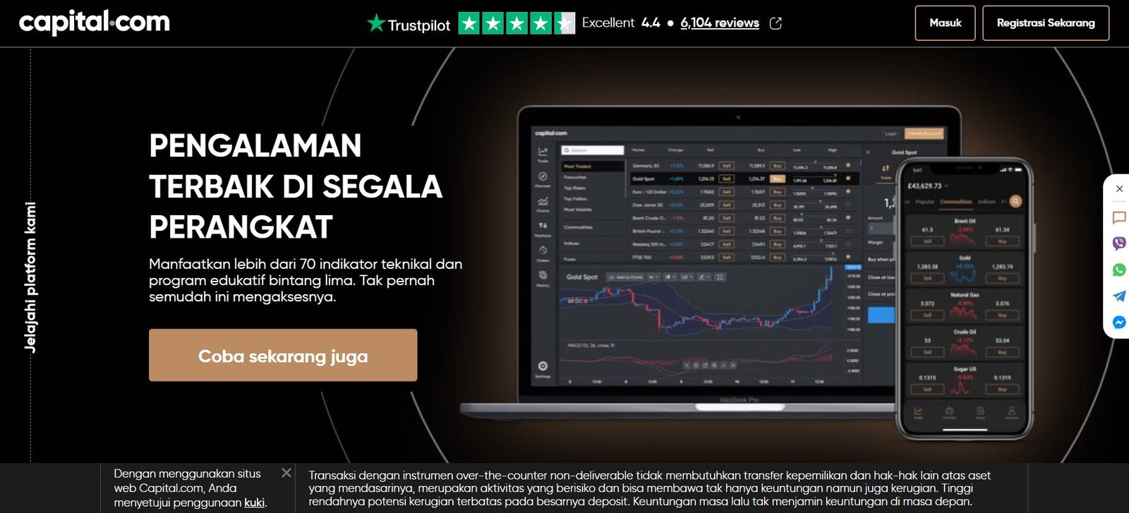 cara daftar di capital untuk beli crypto