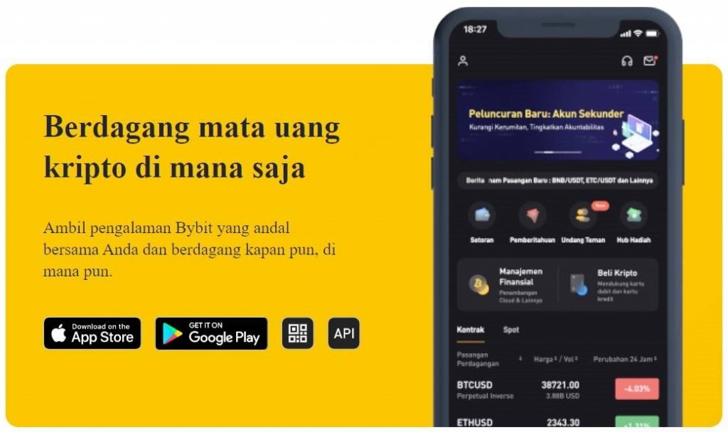 aplikasi Bybit untuk trading crypto