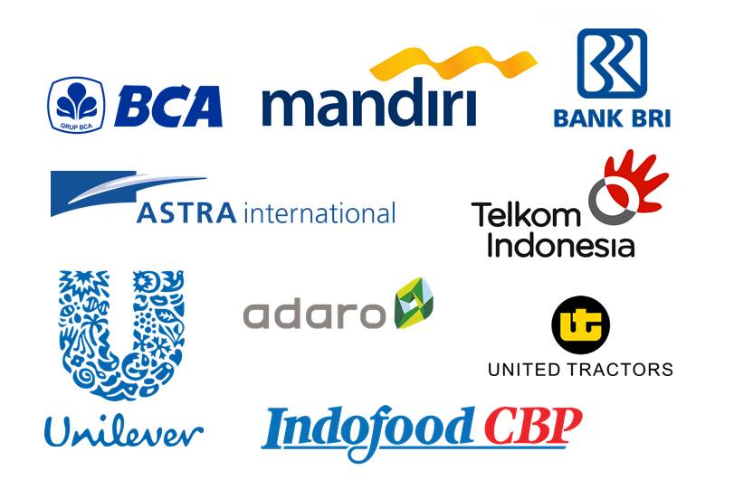 saham blue chip yang terdaftar di bursa efek Indonesia