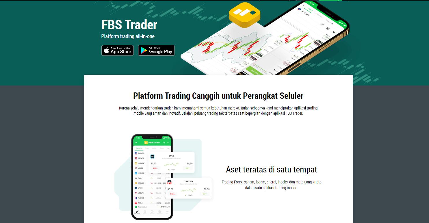 aplikasi trading all in one FBS trader