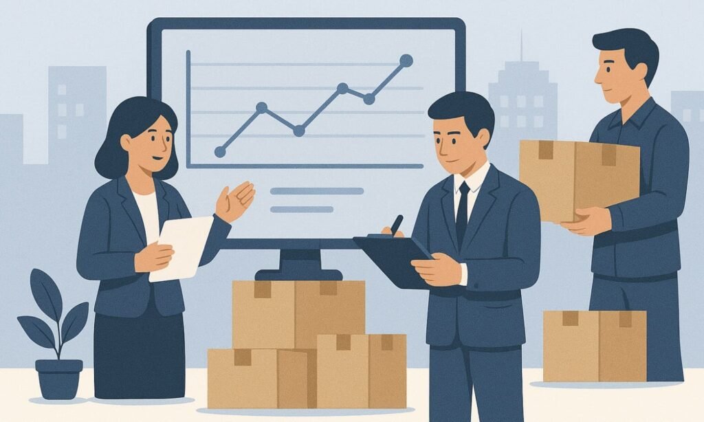 ilustrasi manajemen persediaan