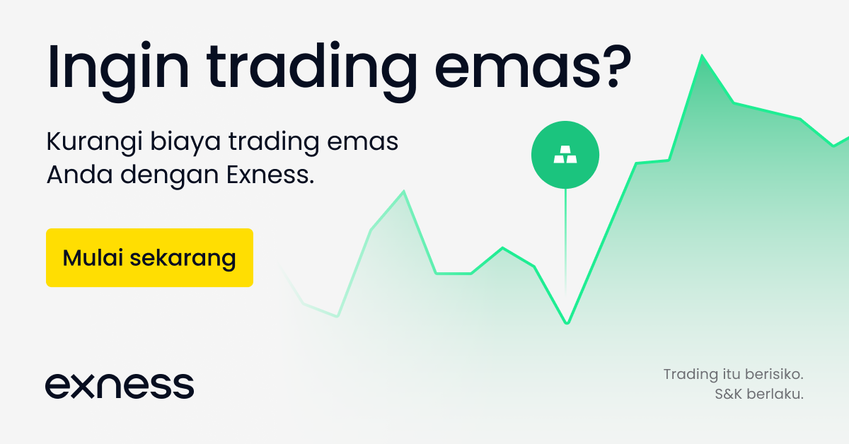 broker trading XAUUSD Exness dengan spread murah