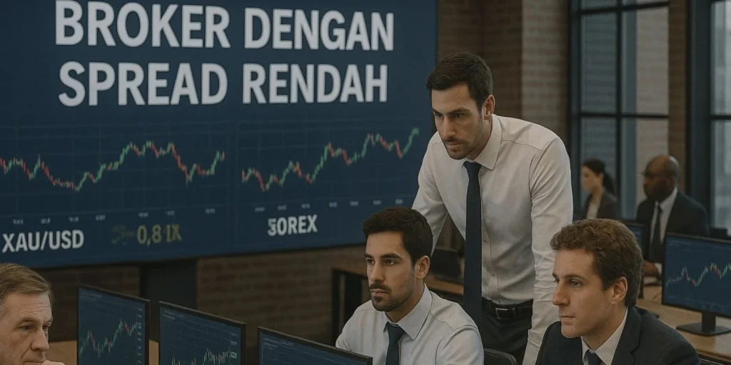 broker spread rendah untuk forex dan xauusd