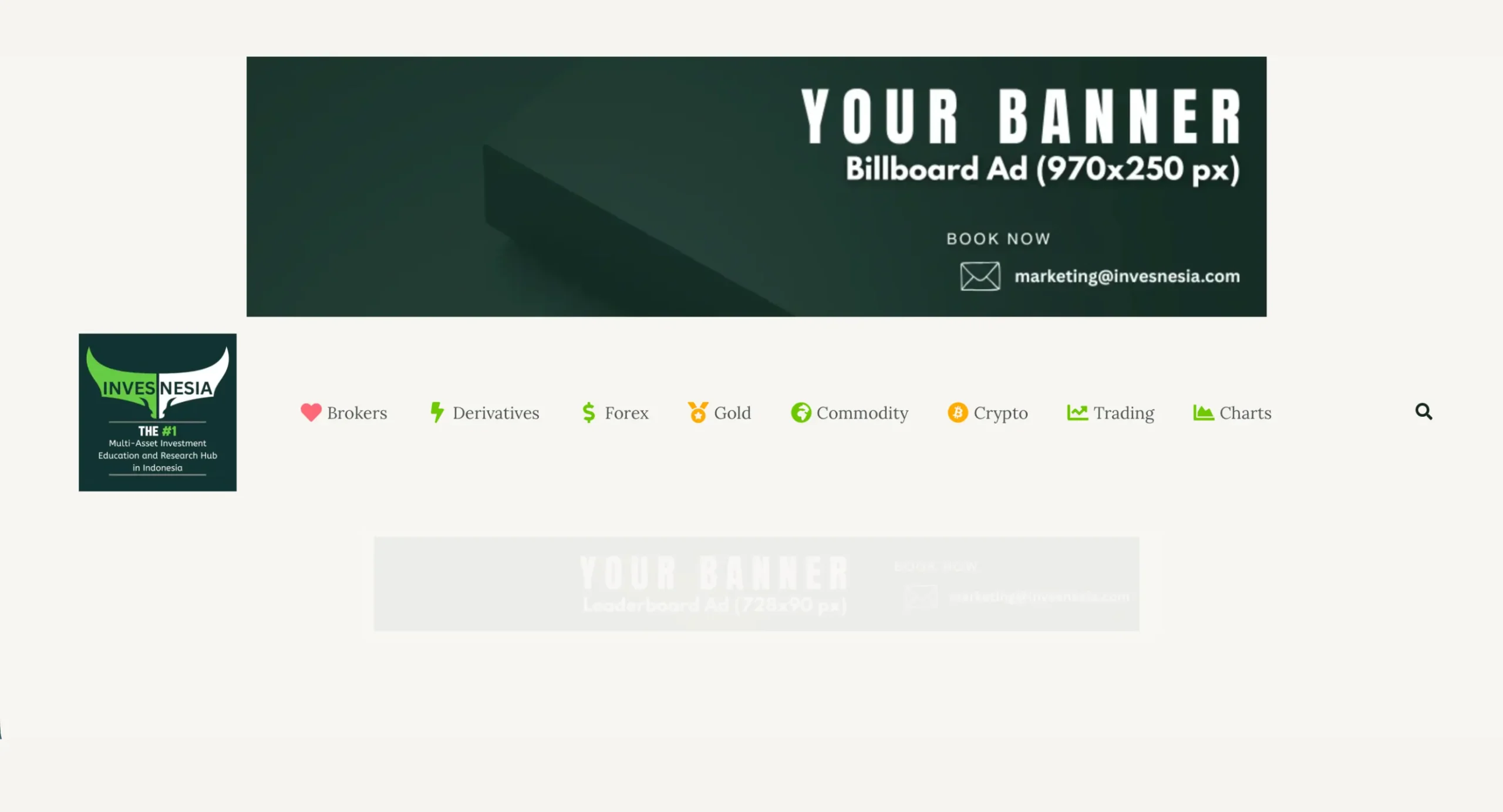 Billboard banner placement